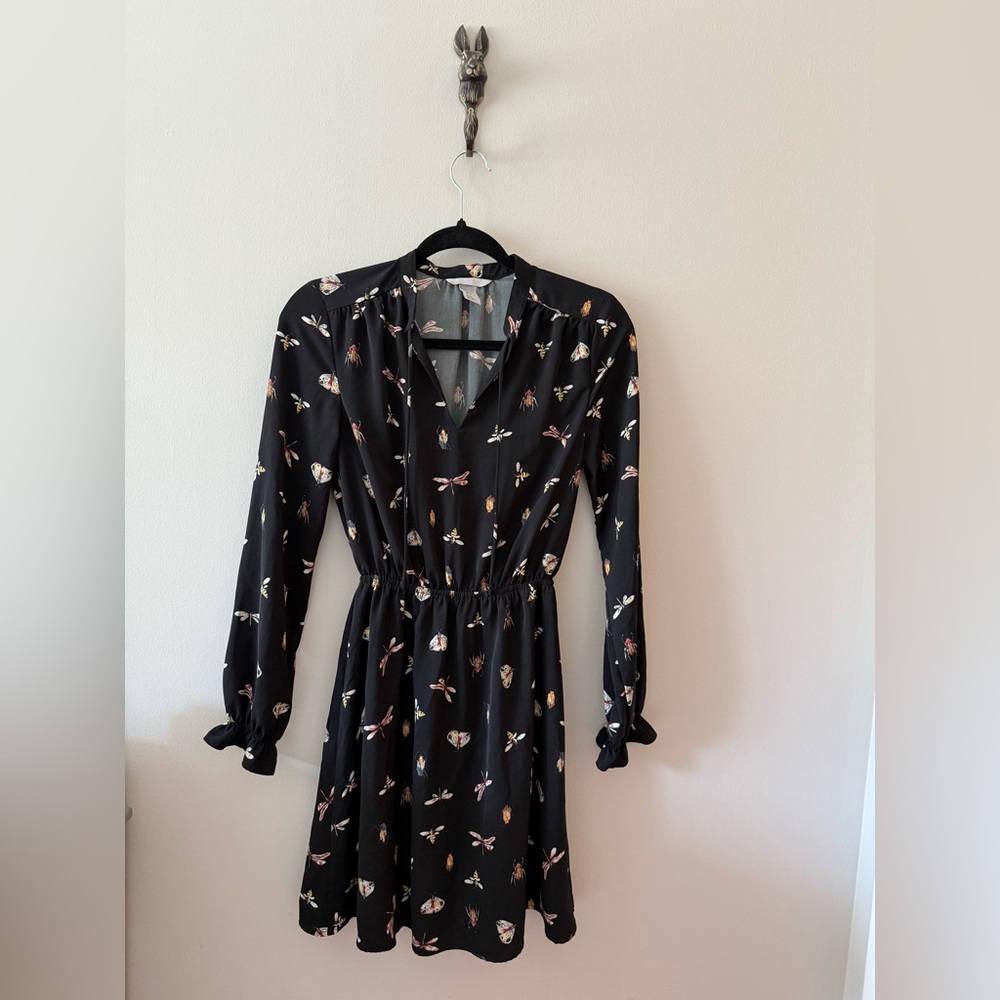 Bug print dress